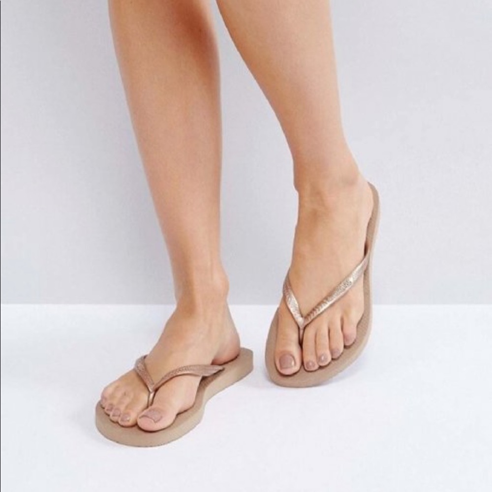 Havaianas rose gold